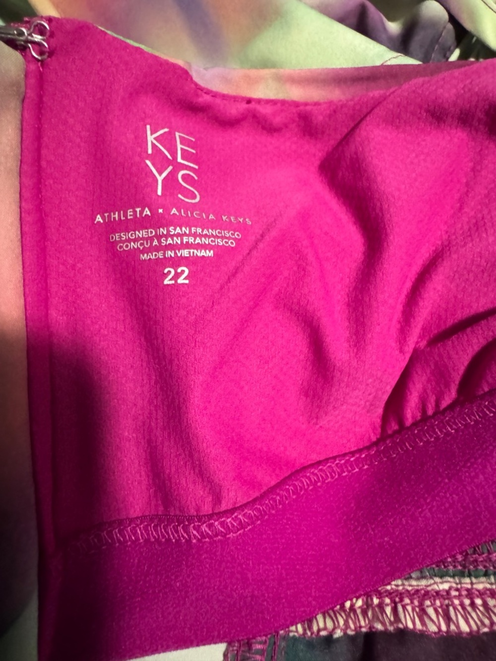 ATHLETA Alicia Keys jumpsuit 22 multicolor - Picture 4 of 5